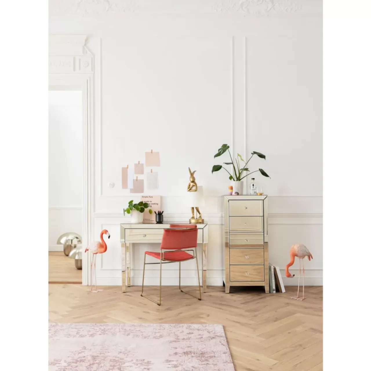 Deko & Geschenkartikel-KARE Design Deko Objekt Flamingo Road 75Cm