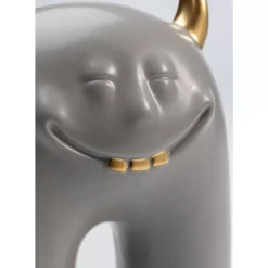 Deko & Geschenkartikel-KARE Design Deko Objekt Funny Teeth Grau 15Cm