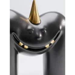 Deko & Geschenkartikel-KARE Design Deko Objekt Funny Teeth Schwarz 15Cm