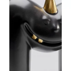 Deko & Geschenkartikel-KARE Design Deko Objekt Funny Teeth Schwarz 15Cm