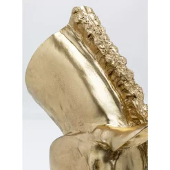 Deko & Geschenkartikel-KARE Design Deko Objekt Horse Face Gold 72Cm