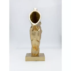 Deko & Geschenkartikel-KARE Design Deko Objekt Horse Face Gold 72Cm