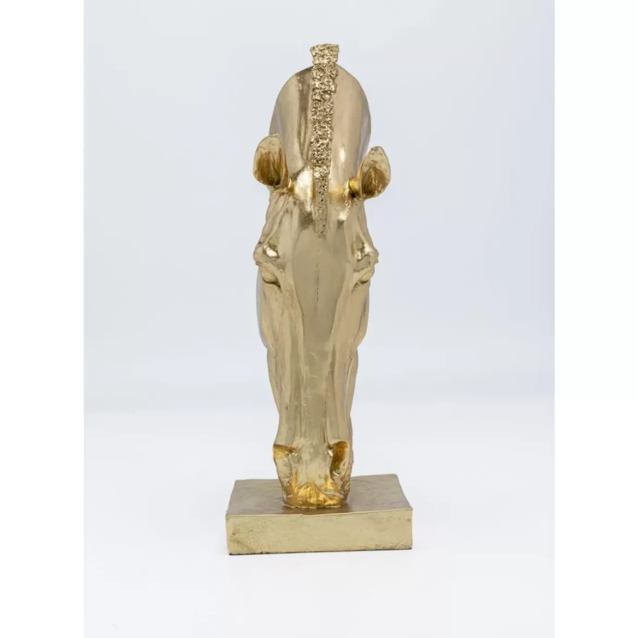Deko & Geschenkartikel-KARE Design Deko Objekt Horse Face Gold 57Cm