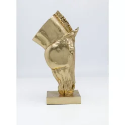 Deko & Geschenkartikel-KARE Design Deko Objekt Horse Face Gold 57Cm
