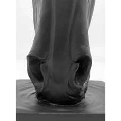 Deko & Geschenkartikel-KARE Design Deko Objekt Horse Face Schwarz 72Cm