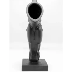 Deko & Geschenkartikel-KARE Design Deko Objekt Horse Face Schwarz 72Cm