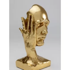 Deko & Geschenkartikel-KARE Design Deko Objekt In My Mind Gold 30Cm