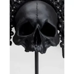 Deko & Geschenkartikel-KARE Design Deko Objekt King Skull Schwarz