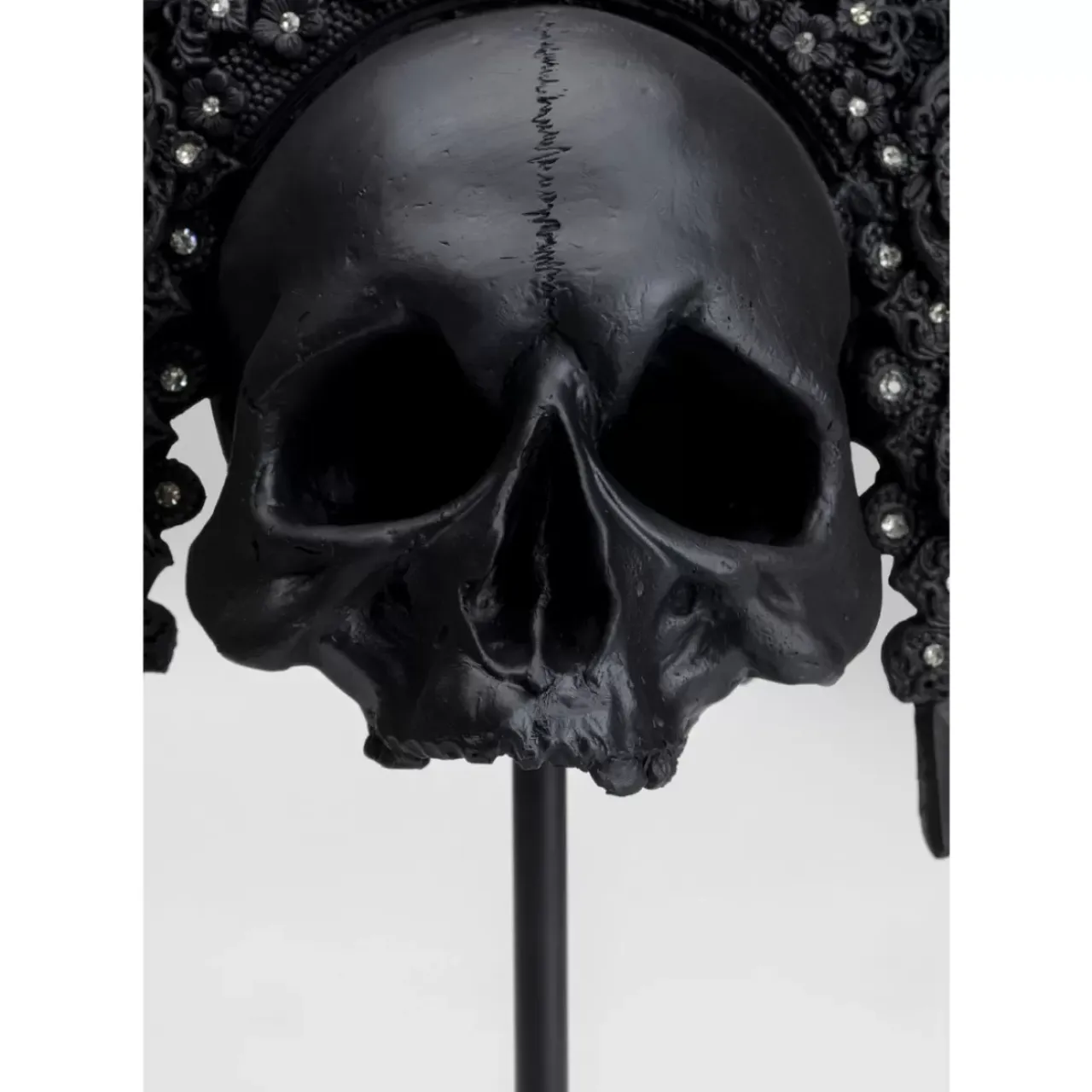 Deko & Geschenkartikel-KARE Design Deko Objekt King Skull Schwarz