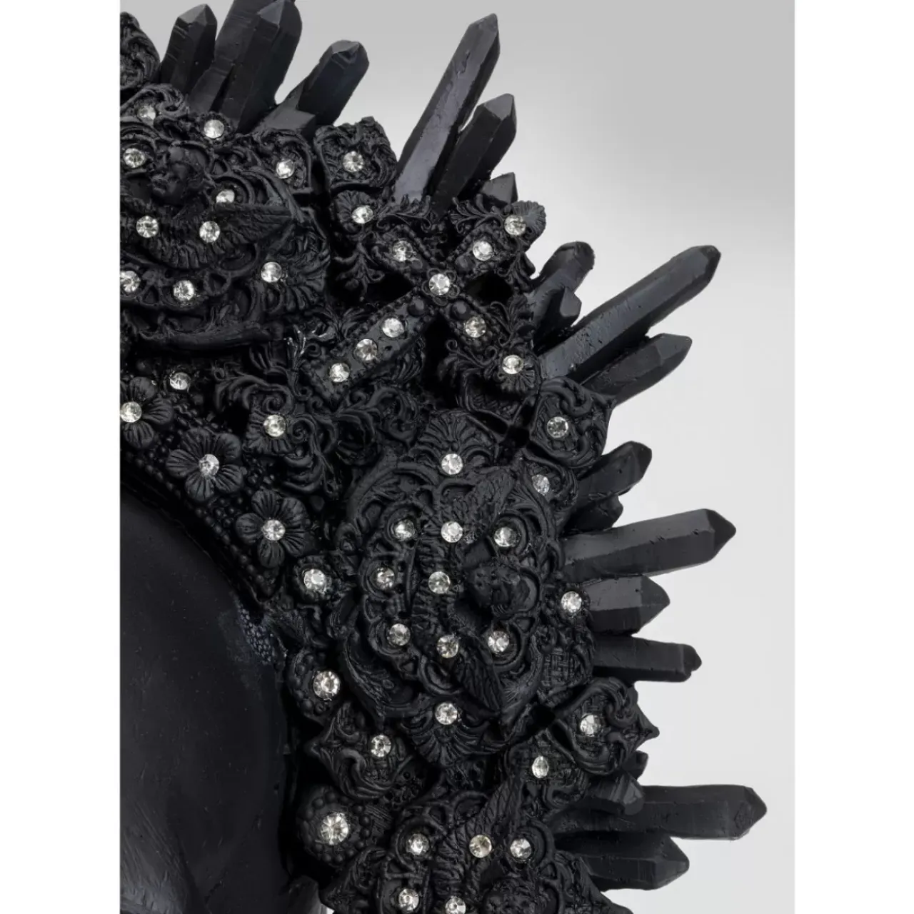 Deko & Geschenkartikel-KARE Design Deko Objekt King Skull Schwarz