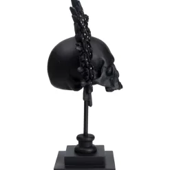 Deko & Geschenkartikel-KARE Design Deko Objekt King Skull Schwarz