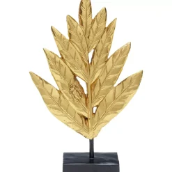 Deko & Geschenkartikel-KARE Design Deko Objekt Leaves Gold 15Cm
