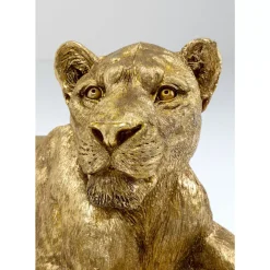 Deko & Geschenkartikel-KARE Design Deko Objekt Lion Gold 113Cm