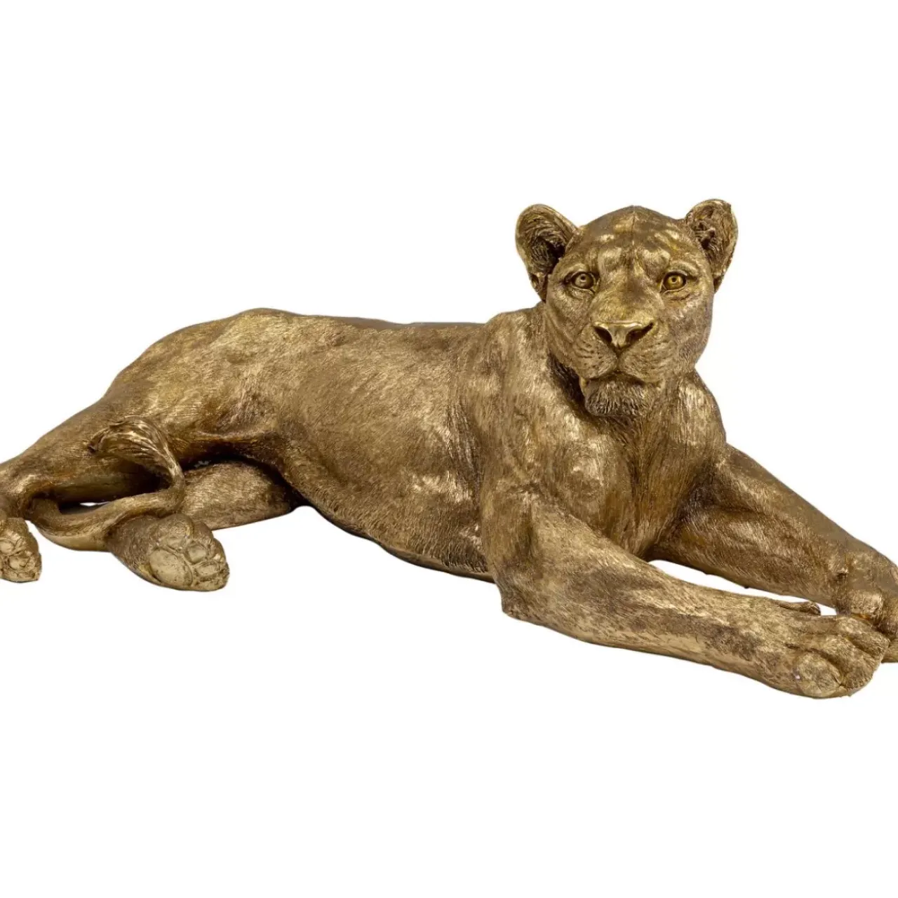 Deko & Geschenkartikel-KARE Design Deko Objekt Lion Gold 113Cm