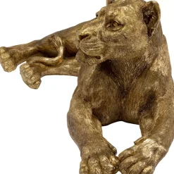 Deko & Geschenkartikel-KARE Design Deko Objekt Lion Gold 113Cm