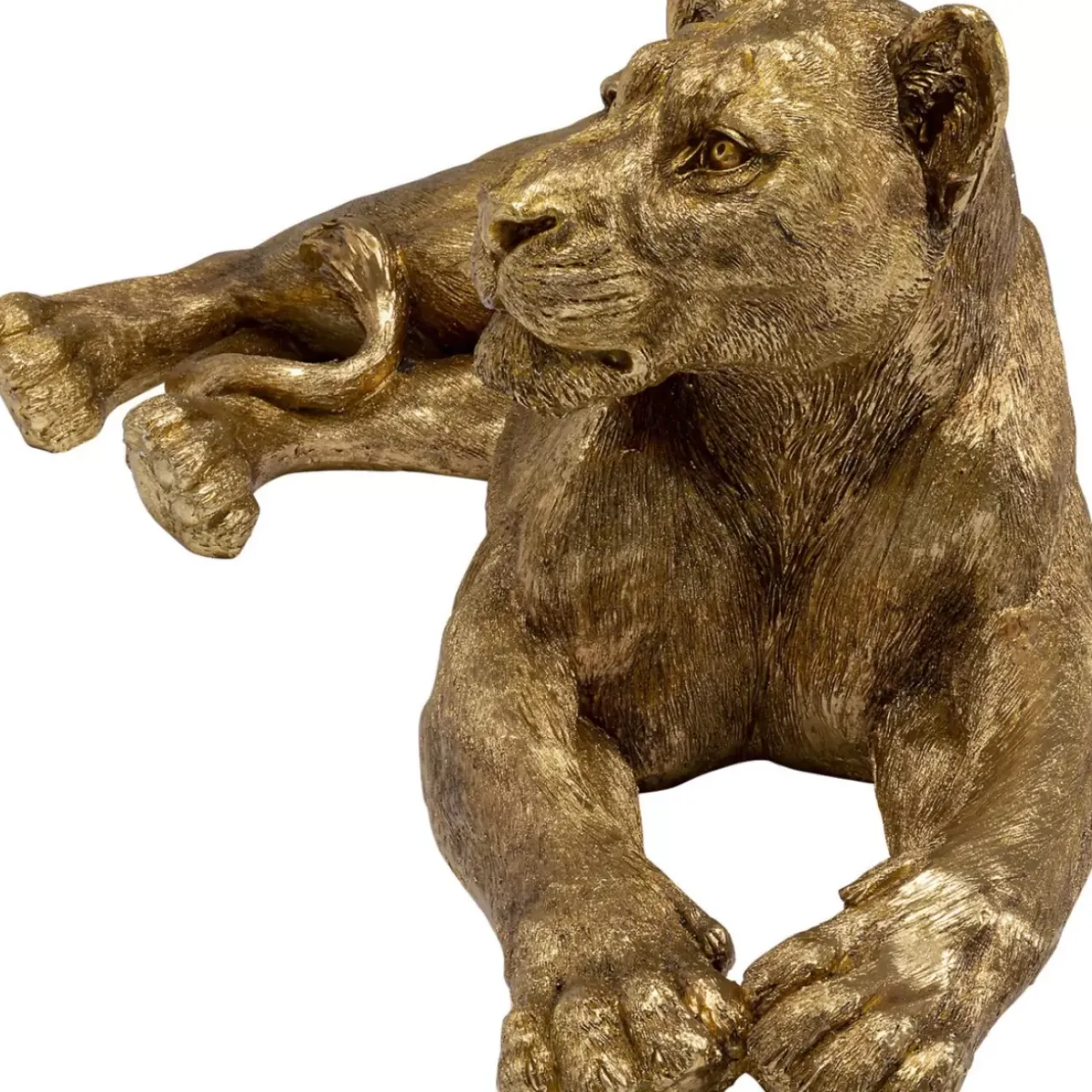 Deko & Geschenkartikel-KARE Design Deko Objekt Lion Gold 113Cm
