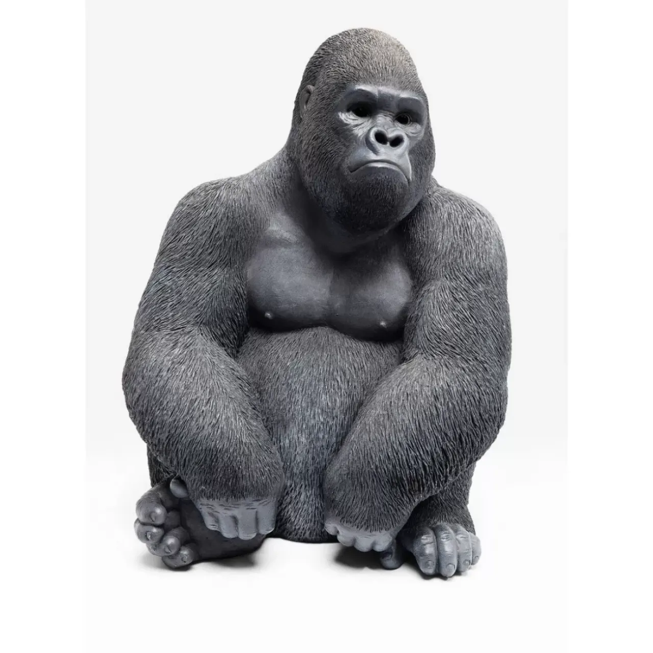 Deko & Geschenkartikel-KARE Design Deko Objekt Monkey Gorilla Side Medium Schwarz