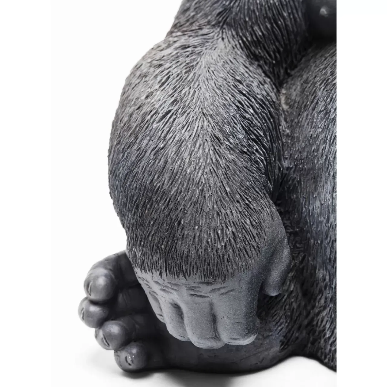 Deko & Geschenkartikel-KARE Design Deko Objekt Monkey Gorilla Side Medium Schwarz