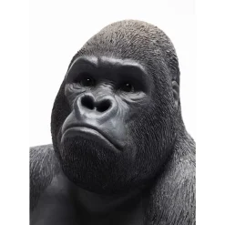 Deko & Geschenkartikel-KARE Design Deko Objekt Monkey Gorilla Side Medium Schwarz