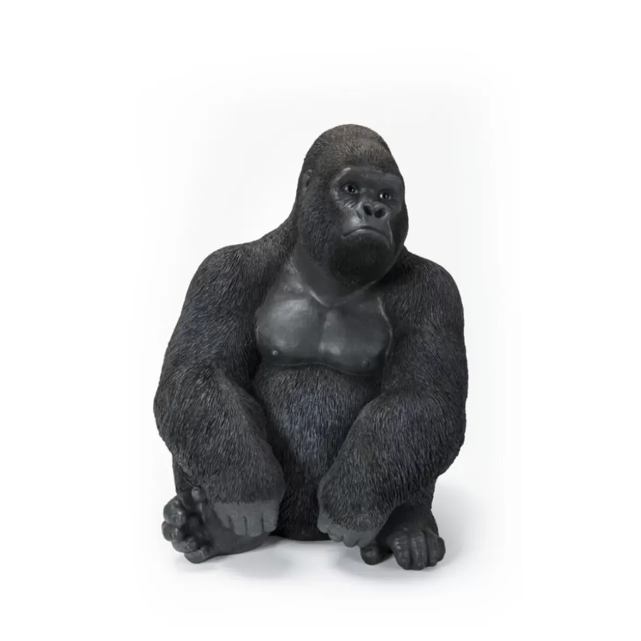 Deko & Geschenkartikel-KARE Design Deko Objekt Monkey Gorilla Side Medium Schwarz