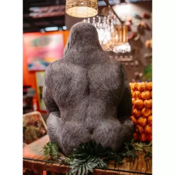 Deko & Geschenkartikel-KARE Design Deko Objekt Monkey Gorilla Side Xl Schwarz