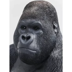 Deko & Geschenkartikel-KARE Design Deko Objekt Monkey Gorilla Side Xl Schwarz
