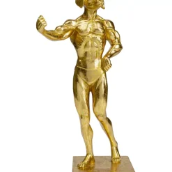 Deko & Geschenkartikel-KARE Design Deko Objekt Muscle Dog Gold