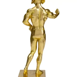 Deko & Geschenkartikel-KARE Design Deko Objekt Muscle Dog Gold