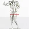 Deko & Geschenkartikel-KARE Design Deko Objekt Muscle Dog Silber