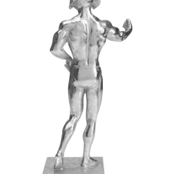 Deko & Geschenkartikel-KARE Design Deko Objekt Muscle Dog Silber
