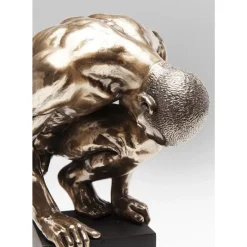 Deko & Geschenkartikel-KARE Design Deko Objekt Nude Man Stand Bronze 35Cm