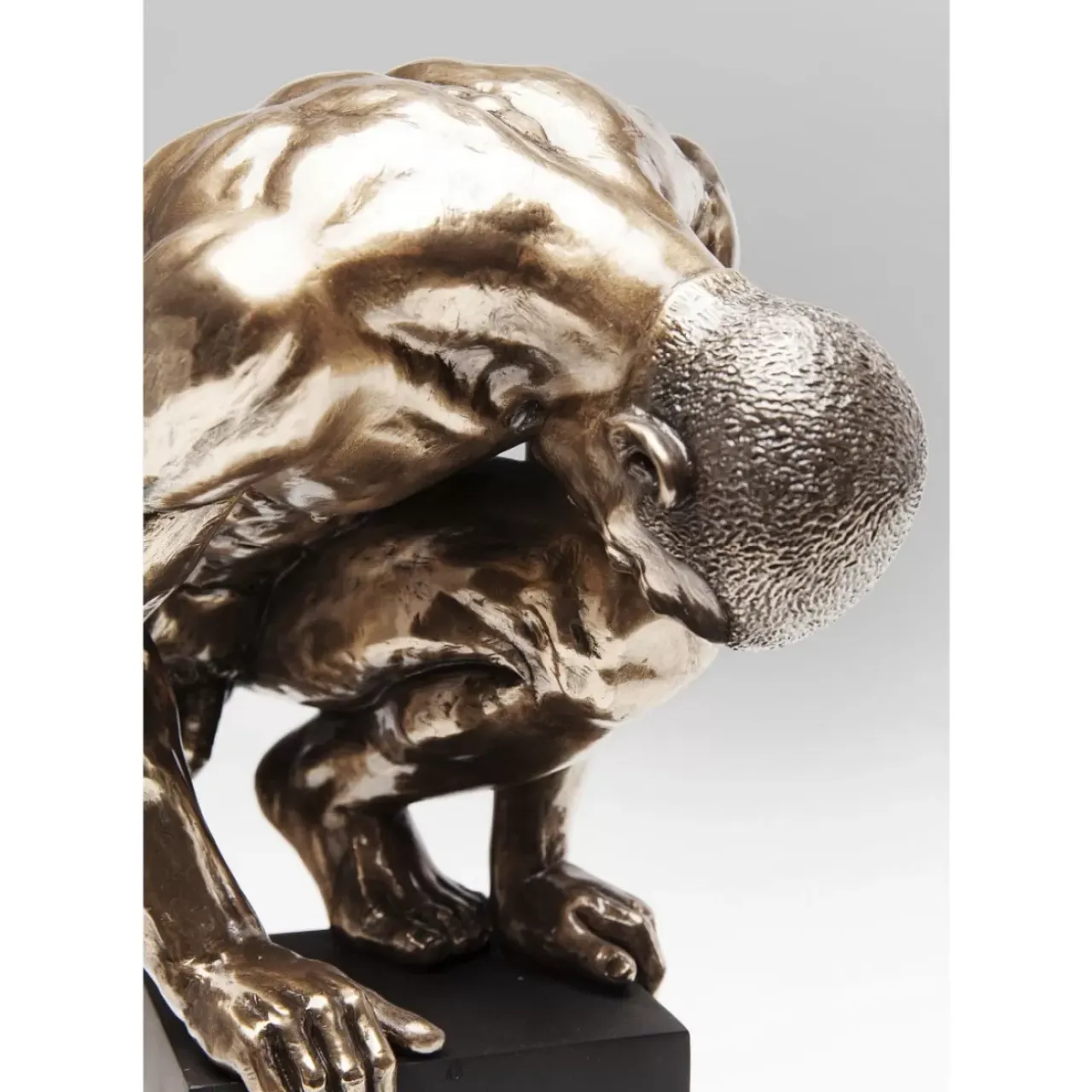Deko & Geschenkartikel-KARE Design Deko Objekt Nude Man Stand Bronze 35Cm
