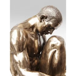 Deko & Geschenkartikel-KARE Design Deko Objekt Nude Man Stand Bronze 35Cm