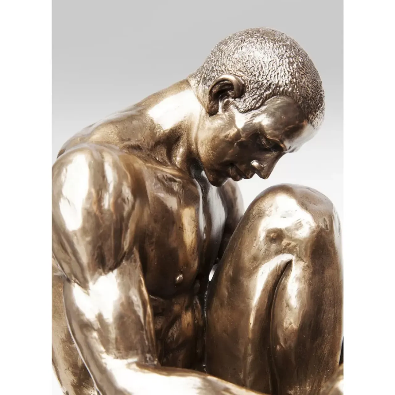 Deko & Geschenkartikel-KARE Design Deko Objekt Nude Man Stand Bronze 35Cm