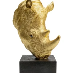 Deko & Geschenkartikel-KARE Design Deko Objekt Rhino Gold