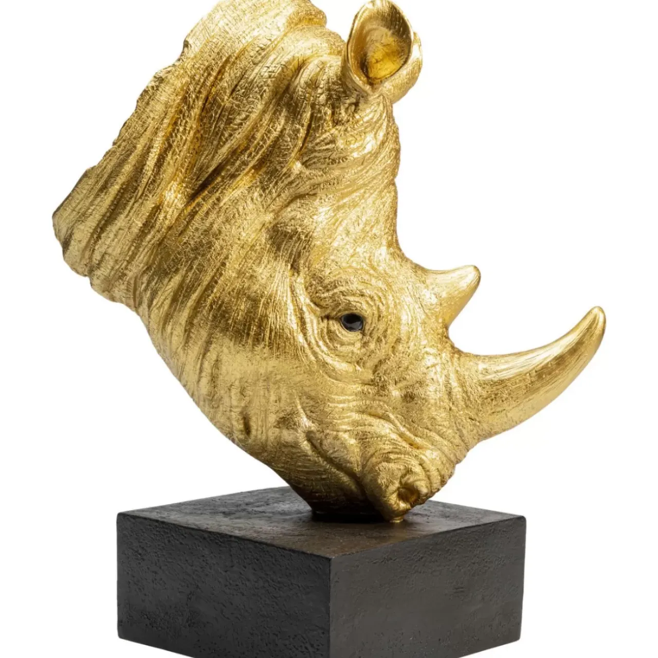 Deko & Geschenkartikel-KARE Design Deko Objekt Rhino Gold