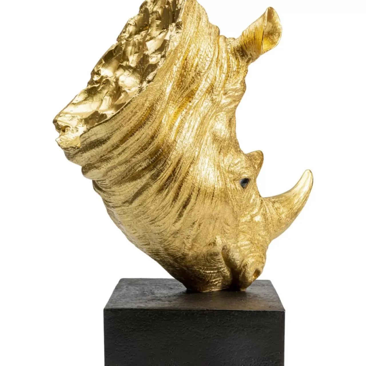Deko & Geschenkartikel-KARE Design Deko Objekt Rhino Gold