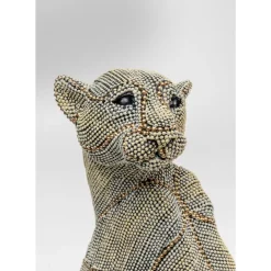 Deko & Geschenkartikel-KARE Design Deko Objekt Sitting Leopard Pearls 42