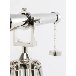 Deko & Geschenkartikel-KARE Design Deko Objekt Telescope Silber 125Cm