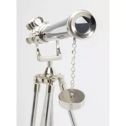 Deko & Geschenkartikel-KARE Design Deko Objekt Telescope Silber 125Cm