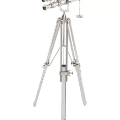 Deko & Geschenkartikel-KARE Design Deko Objekt Telescope Silber 125Cm