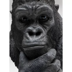 Deko & Geschenkartikel-KARE Design Deko Objekt Thinking Gorilla Head