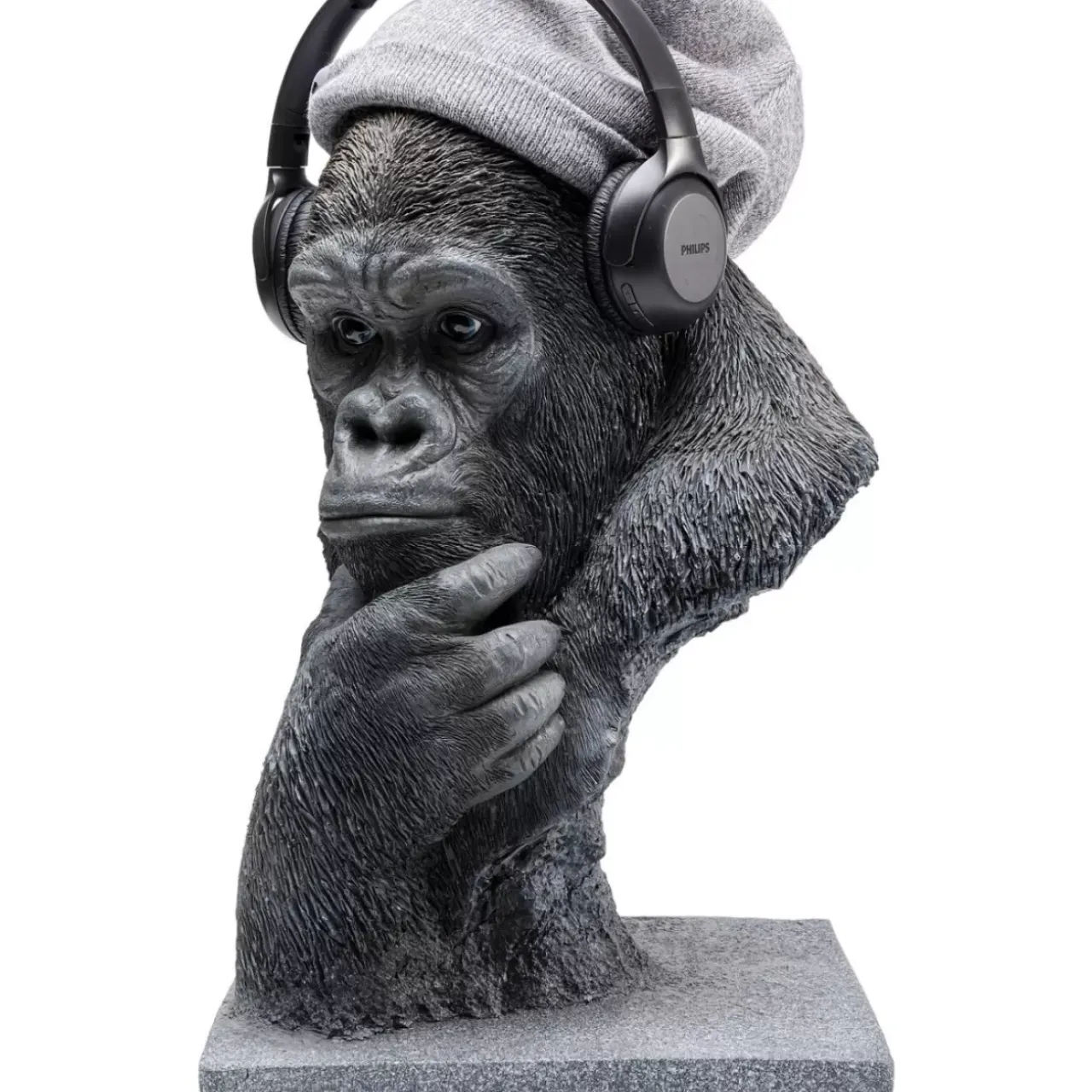 Deko & Geschenkartikel-KARE Design Deko Objekt Thinking Gorilla Head