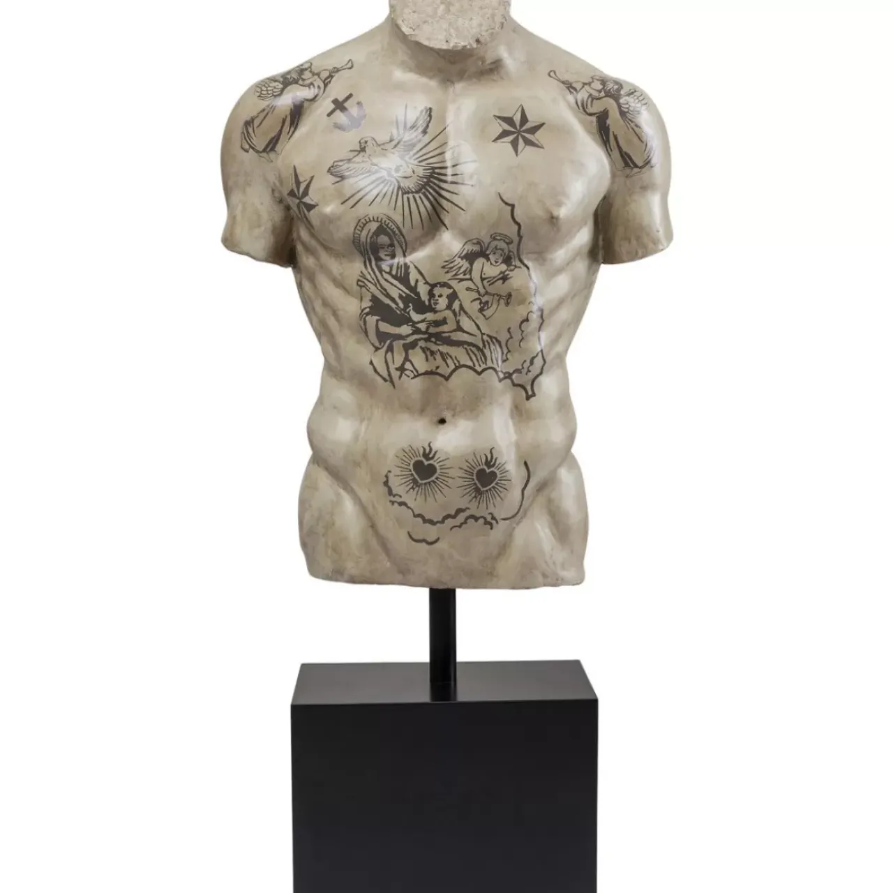Deko & Geschenkartikel-KARE Design Deko Objekt Torso Tattoo