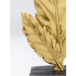 Deko & Geschenkartikel-KARE Design Deko Objekt Two Leaves Gold 9Cm