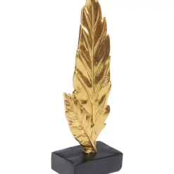 Deko & Geschenkartikel-KARE Design Deko Objekt Two Leaves Gold 9Cm