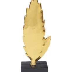Deko & Geschenkartikel-KARE Design Deko Objekt Two Leaves Gold 9Cm