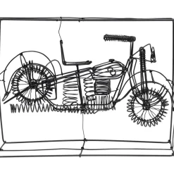 Deko & Geschenkartikel-KARE Design Deko Objekt Wire Harley Bike 32Cm