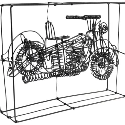 Deko & Geschenkartikel-KARE Design Deko Objekt Wire Harley Bike 32Cm