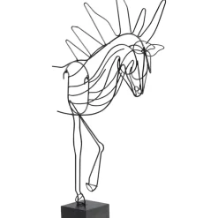 Deko & Geschenkartikel-KARE Design Deko Objekt Wire Horse 51Cm